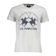 La Martina T-Shirts Gray, Herr