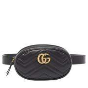 Gucci Vintage Pre-owned Laeder gucci-vskor Black, Dam