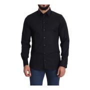 Dolce & Gabbana Casual Shirts Black, Herr