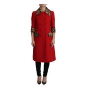 Dolce & Gabbana Trench Coats Red, Dam
