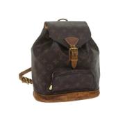 Louis Vuitton Vintage Pre-owned Belagd canvas ryggsckar Brown, Dam