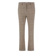 Jane Lushka Straight Trousers Beige, Dam