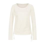 Jane Lushka Long Sleeve Tops Beige, Dam