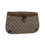 Gucci Vintage Pre-owned Canvas gucci-vskor Beige, Dam