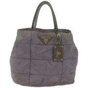 Prada Vintage Pre-owned Tyg prada-vskor Purple, Dam