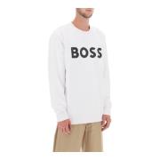 Boss Sweatshirts White, Herr