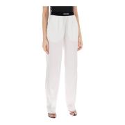 Tom Ford Wide Trousers White, Dam