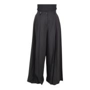 Dolce & Gabbana Wide Trousers Black, Dam
