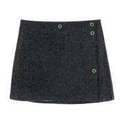 Ganni Short Skirts Black, Dam