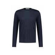 Stefan Brandt Long Sleeve Tops Blue, Herr