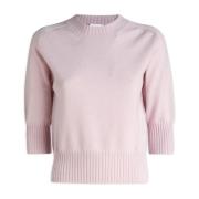 Mantù Round-neck Knitwear Pink, Dam