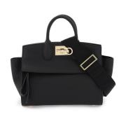 Salvatore Ferragamo Handbags Black, Dam