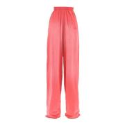Vetements Wide Trousers Pink, Dam