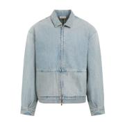 Fear Of God Denim Jackets Blue, Herr