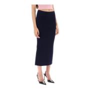 Alessandra Rich Midi Skirts Blue, Dam