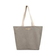 Ines De La Fressange Paris Reversible Lila Khaki Toteväska Green, Dam