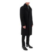 Lanvin Single-Breasted Coats Black, Herr