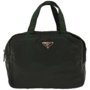 Prada Vintage Pre-owned Tyg prada-vskor Green, Dam