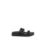 Michael Kors Svart Colby Slide Sandaler Black, Dam