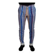 Dolce & Gabbana Slim-fit Trousers Multicolor, Herr