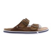 Floris van Bommel Stiliga Sommarsliders Brown, Herr