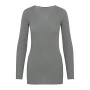 Rick Owens Round-neck Knitwear Gray, Dam