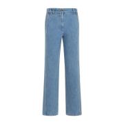 Patou Straight Jeans Blue, Dam