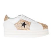 Chiara Ferragni Collection Vita Sneakersstar Klassiska Skor White, Dam