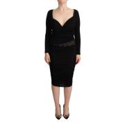 Gianfranco Ferré Midi Dresses Black, Dam