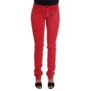 Costume National Skinny Jeans Red, Dam
