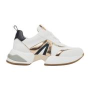 Alexander Smith Trendiga Marble Sneakers med Koppar Detaljer Multicolo...