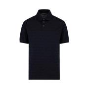 Emporio Armani Polo Shirts Blue, Herr