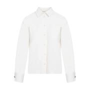 Max Mara Tirolo Skjortjacka i Vit White, Dam