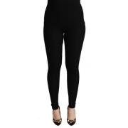 Dolce & Gabbana Leggings Black, Dam