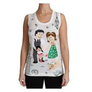 Dolce & Gabbana Sleeveless Tops Multicolor, Dam