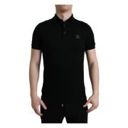 Dolce & Gabbana Polo Shirts Black, Herr