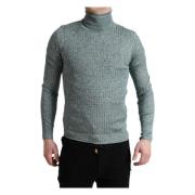 Dolce & Gabbana Turtlenecks Green, Herr