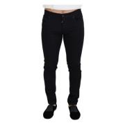 Dolce & Gabbana Svarta Skinny Denim Jeans Black, Herr