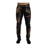 Dolce & Gabbana Slim-fit Jeans Multicolor, Herr