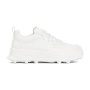 Jil Sander Läder Sneakers 102 Porslin White, Herr