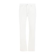 Etro Straight Jeans White, Herr