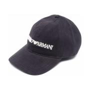 Emporio Armani Blå Baseballkeps med Broderad Logotyp Blue, Herr