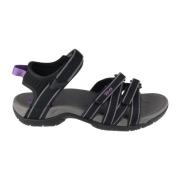 Teva Flat Sandals Black, Dam