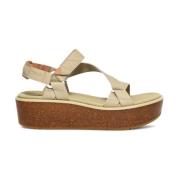 Teva Flat Sandals Green, Dam