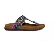 Rohde Flat Sandals Multicolor, Dam