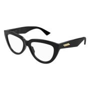 Bottega Veneta Matte Black Eyewear Frames Black, Unisex