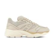 Hogan Klassiska Traditionella Sneakers Beige, Dam