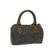 Louis Vuitton Vintage Pre-owned Canvas handvskor Brown, Dam