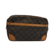 Louis Vuitton Vintage Pre-owned Canvas louis-vuitton-vskor Brown, Dam