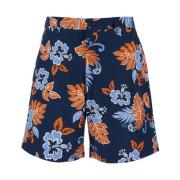 Maison Kitsuné Bomull Board Shorts för Sommarstil Multicolor, Herr